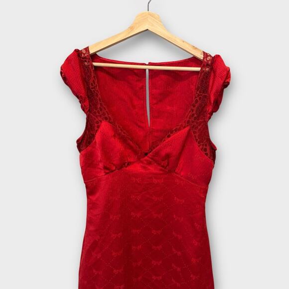 Free People Foolish Heart Midi Dress Size Medium - Picture 9 of 16